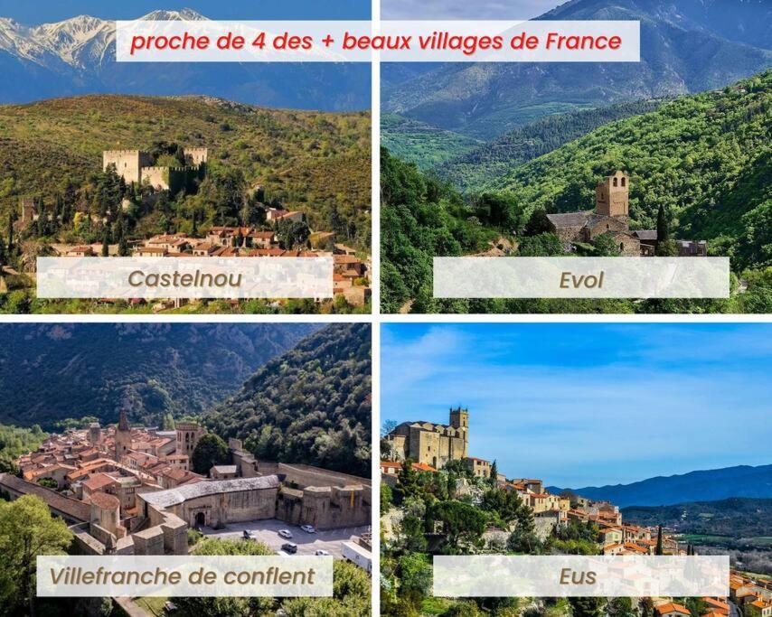 Comme Un Petit Studio - Totalement Independant - Entree Autonome Prades  Luaran gambar